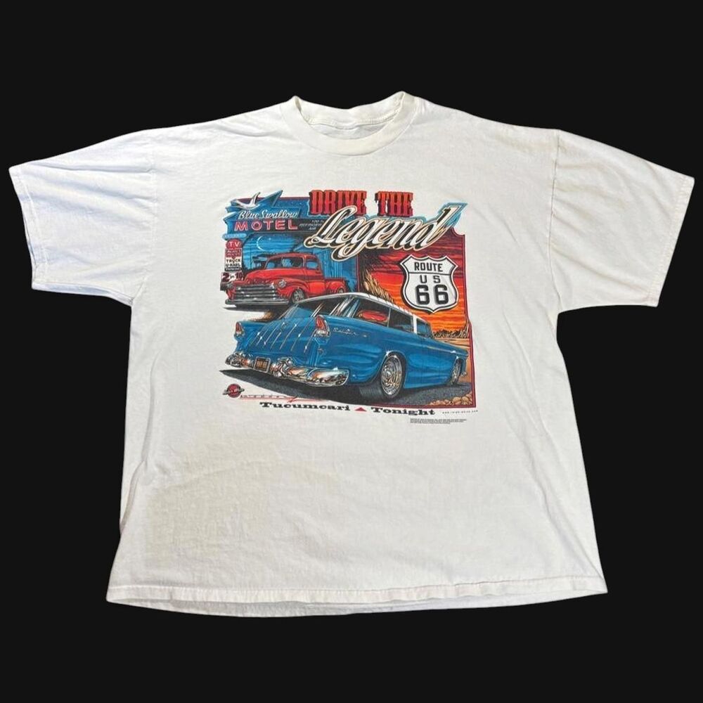 Route-66 Men's White T-shirt